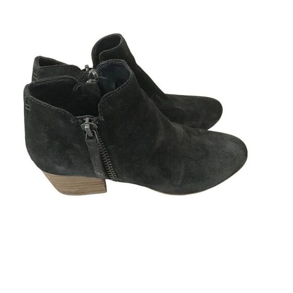 Dolce Vita Womens Size 6.5 M Gray Suede Zip Ankle Fashion Boots Bootie - Picture 1 of 5